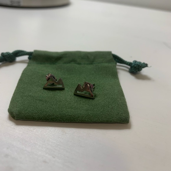 Mountain Stud Earrings - Picture 2 of 3